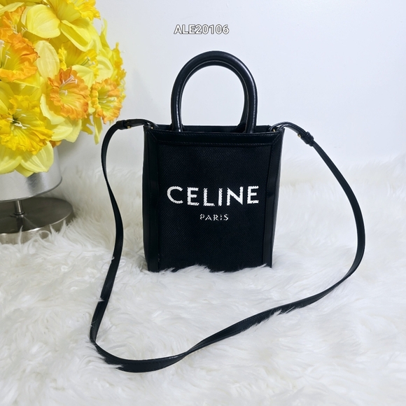 Celine Paris Mini Vertical Crosbody Shoulder Black bag. - Picture 13 of 15